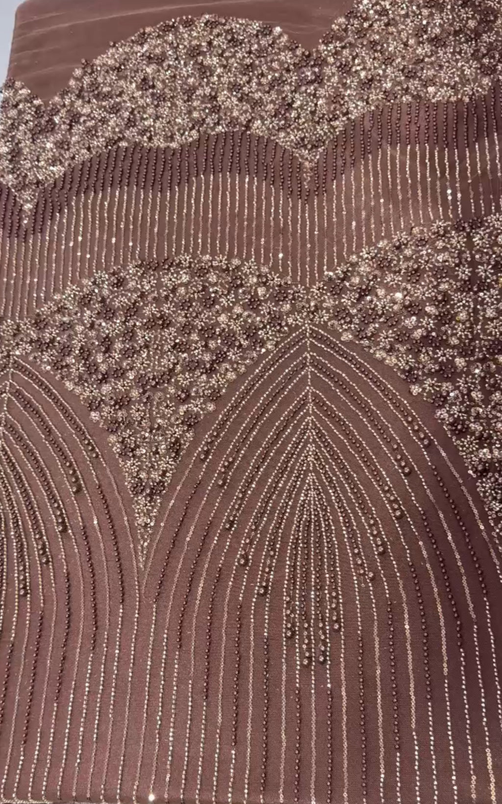 Perlage motif dégradé