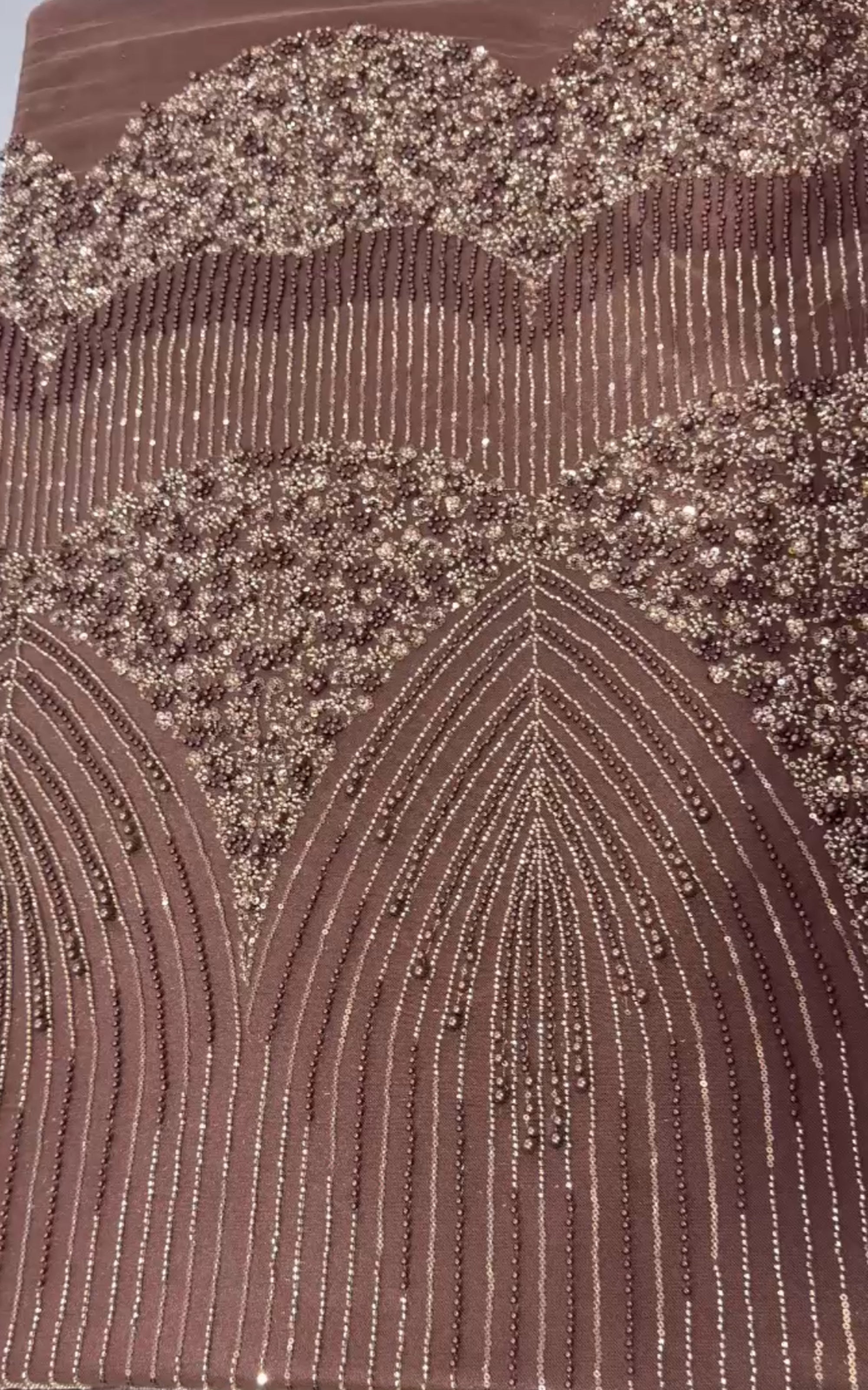 Perlage motif dégradé