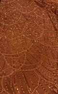 Perlage motif demi-cercles